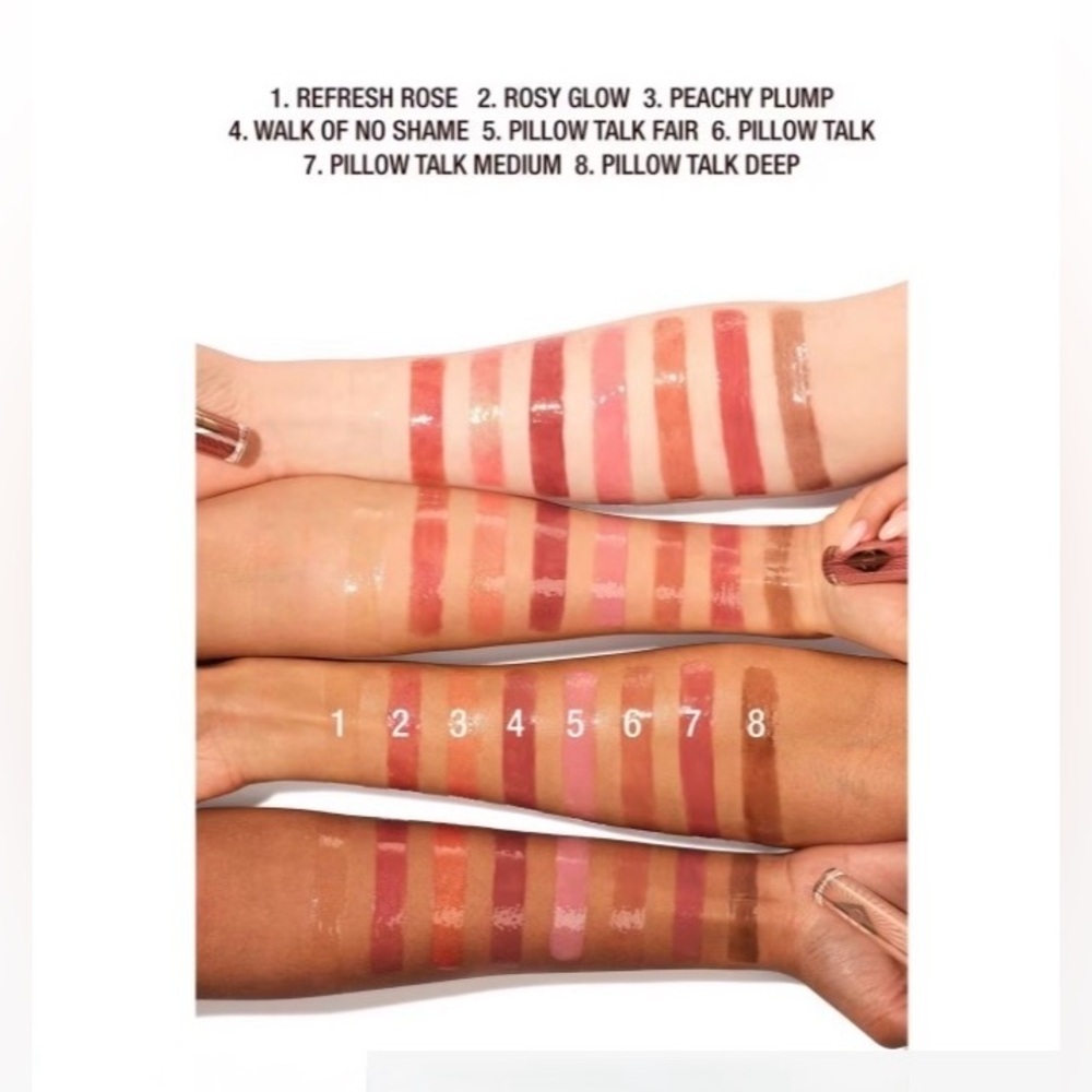 Charlotte Tilbury (2.6 ML) Collagen Lip Gloss - PILLOW TALK | MSRP $37 - Picture 4 of 6